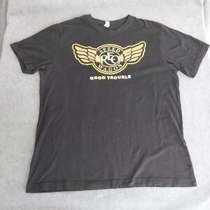 Vtg REO Speedwagon Good Trouble Tour Shirt Large - "The Trouble Continues" Band